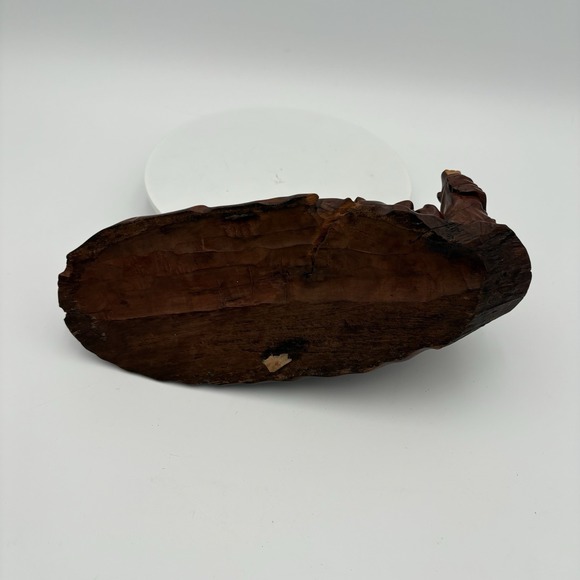 19th‎ Century Chinese Root Art Carving Of Oni Buddha 11" Hardwood - Picture 8 of 11